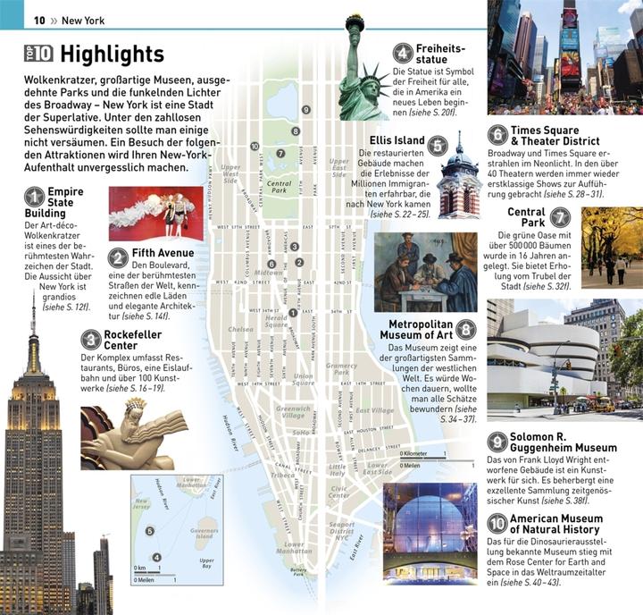 Produktbild TOP10 Reiseführer New York (Deutsch, DK Verlag Reise, 2023)
