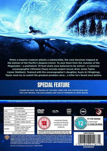 Image du produit Warner Bros The Meg (DVD, 2018, Multilingue)