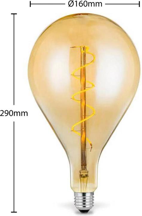 Produktbild Lucande E27 A160 LED 4W (E27, 4 W, 280 lm, 1 x, G)