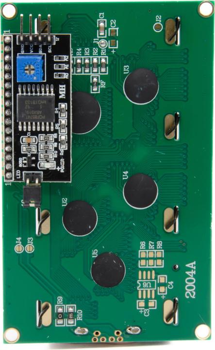 Actual product image Purecrea LCD2004 LCD Display Blue with I2C Module