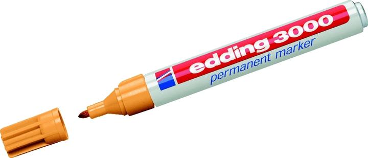 Actual product image Edding Permanent Marker 3000 (Ochre, 1.50 mm, 1 x)