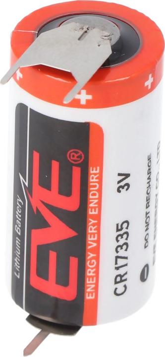 Image du produit Eve Pile CR17335, 2/3A avec contacts imprimés ++/- 7,6mm (1 pcs, 1550 mAh)