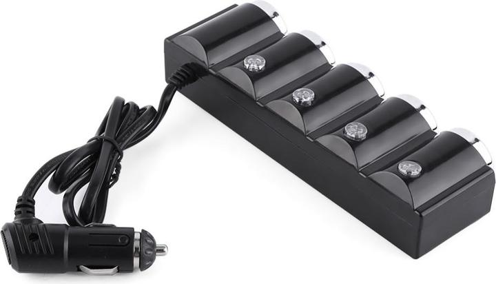 Productafbeelding PNI Auto-aansteker splitter Aansteker 04 12V/24V 4 uitgangen, 2xUSB, LED-display