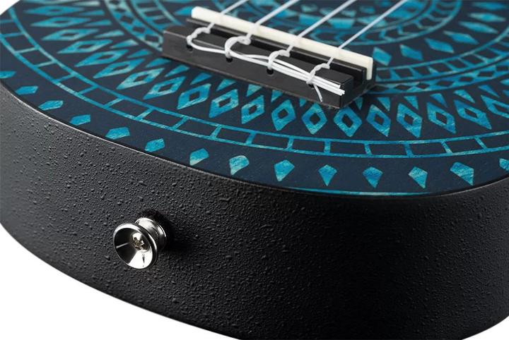 Actual product image Keiki Ukulele Package - Soprano - Blue Kaleidoscope (Soprano, Sopranino)