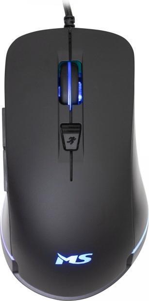 MS Industrial Wired gaming mouse Nemesis C305 3200 DPI 6P RGB LED black (Cable)