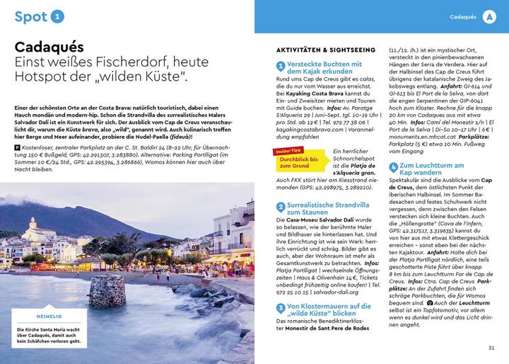 Image du produit Guide du camping-car en Espagne : Côte méditerranéenne, Catalogne & Andalousie (Allemand, Jan Marot)
