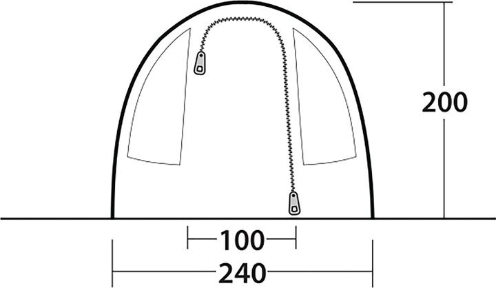 Image du produit Outwell Sky 2 (Tente tunnel, 10.90 kg, 2 personnes)