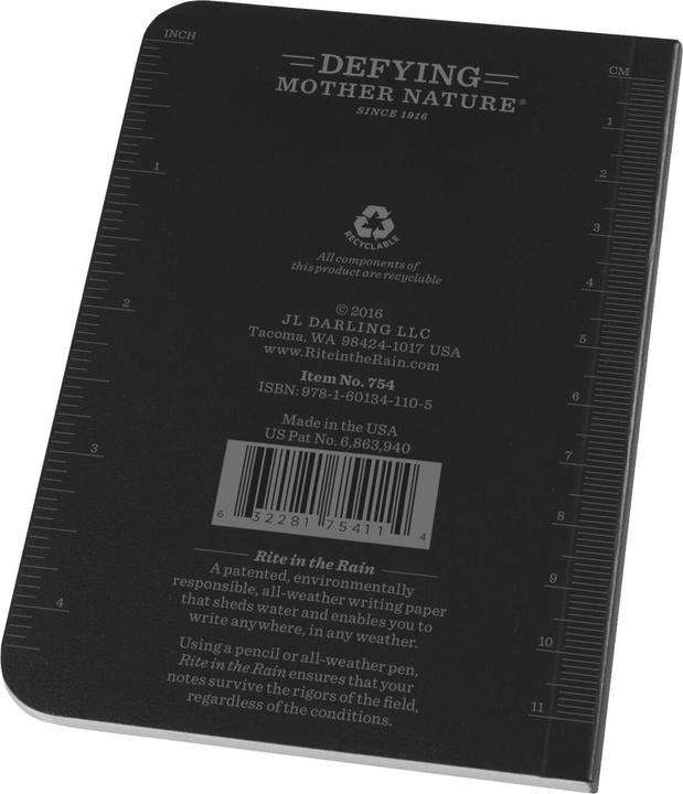 Actual product image Rite in the Rain Allwetter Notizbuch Flex 954T