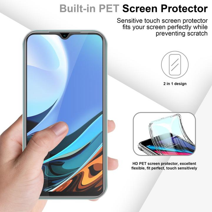 Actual product image Cadorabo TPU 360 degree case cover (Xiaomi Redmi 9T)