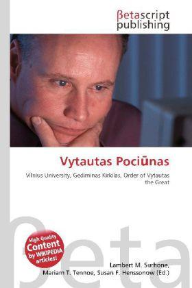 Immagine prodotto Vytautas Poci nas (Lambert M. Surhone, Mariam T. Tennoe, Susan F. Henssonow, 2010)