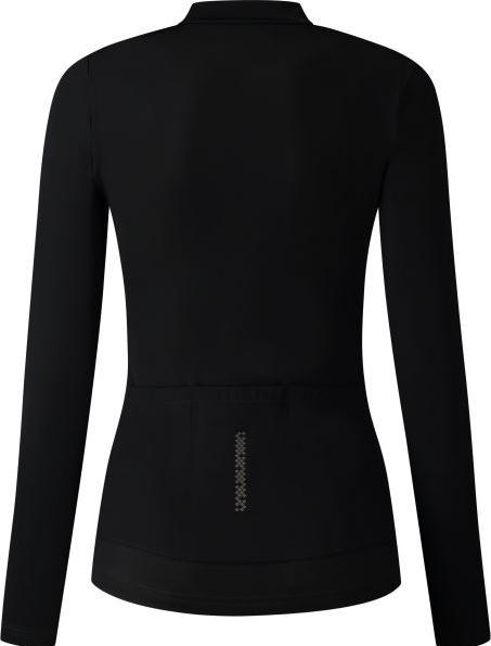 Actual product image Shimano W's ELEMENT LONG SLEEVES JERSEY BLACK ((W'S) XL) (XL)