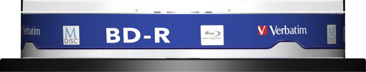 Image du produit Verbatim 1x10 M-Disc BD-R BluRay 25Go 4x Speed Cakebox imprimable (10 x)