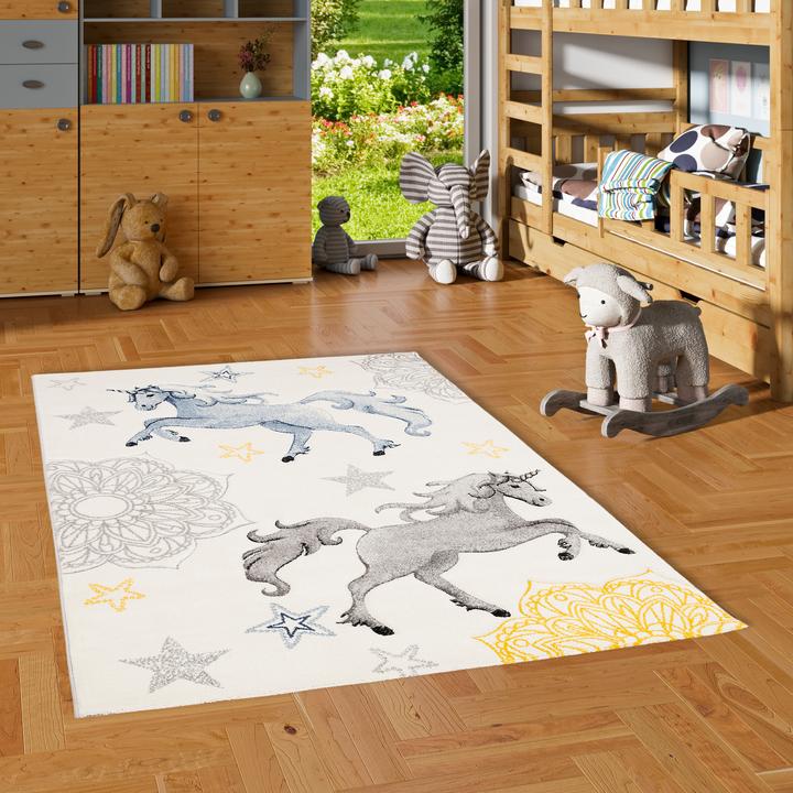 Produktbild Pergamon Kinder Teppich Maui Kids Pferde Stars (140 x 200 cm)