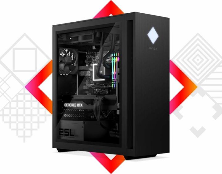 Image du produit HP Omen 25L - GT15-2100ng (Intel Core i7-14700F, 32 Go, 1000 Go, GeForce RTX 4070)