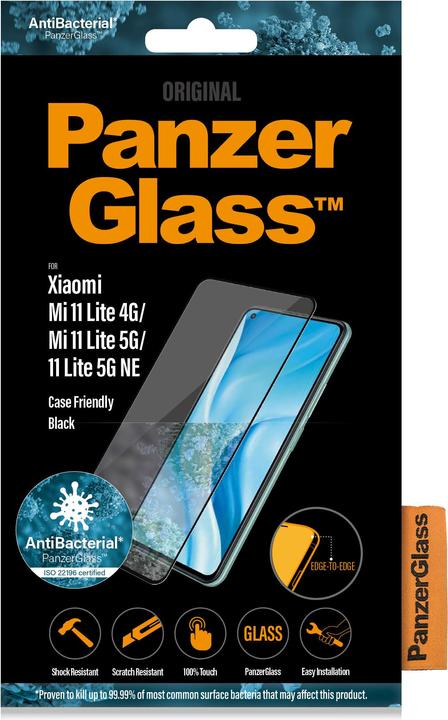 Produktbild PanzerGlass 8042 Mobiltelefon-Bildschirmschutzfolie Xiaomi (1 Stück, Xiaomi Mi 11 Lite)