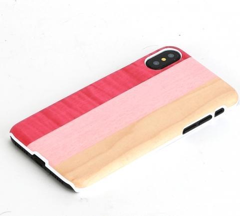 Immagine prodotto Man&Wood Custodia per smartphone iPhone X/XS rosa torta bianca (Apple iPhone X, Apple iPhone XS)