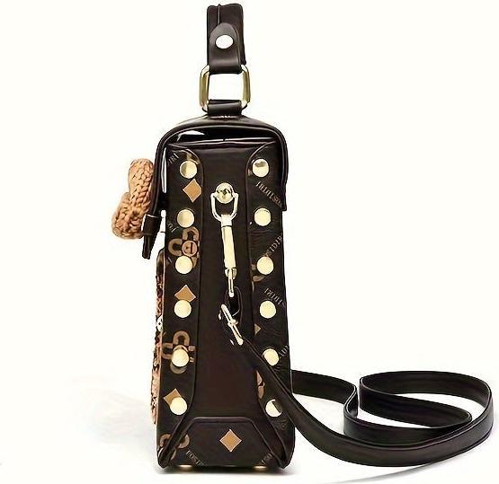 Produktbild Only-Bags.Store Mini-Rucksack Geldbörse, PU-Leder, niedliche Teddybär-Design, Handy-Tasche, stilvolle Handtasche