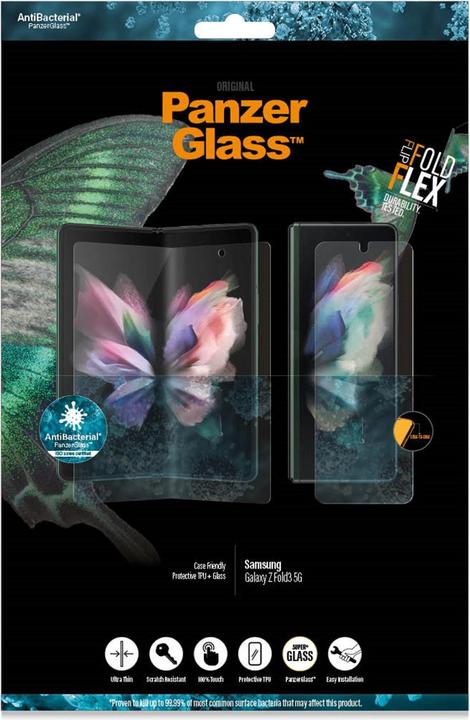 Actual product image PanzerGlass 7277 Mobile Phone Screen Protector Film Samsung (1 Piece, Samsung Galaxy Z Fold3)