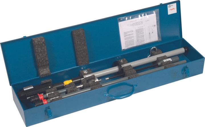 Dehn 767 701 Stahlblechkoffer blau Hammerschlaglack