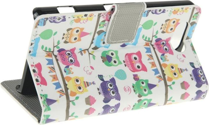 Produktbild König Design Handyhülle Tasche für Handy Sony Xperia Z3 Compact Bunte Eulen Party (Sony Xperia Z3 Compact)