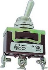 Image du produit Velleman Maxi Toggle Switch Spdt (On)-Off-(On) 10A/250V