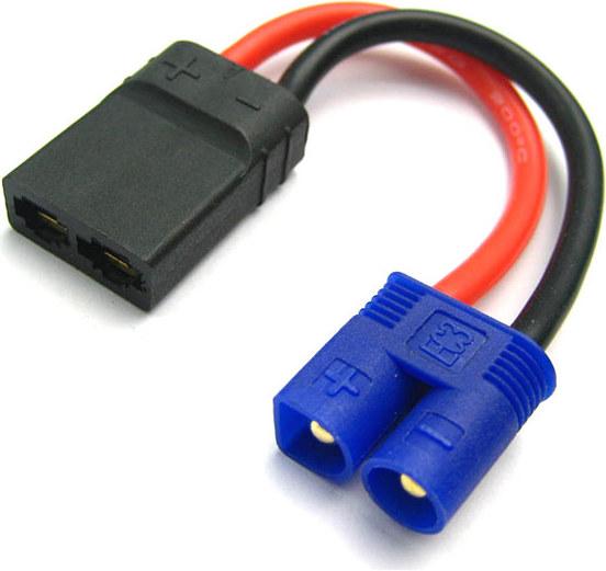 Image du produit Swaytronic Câble adaptateur EC3 mâle vers Traxxas femelle