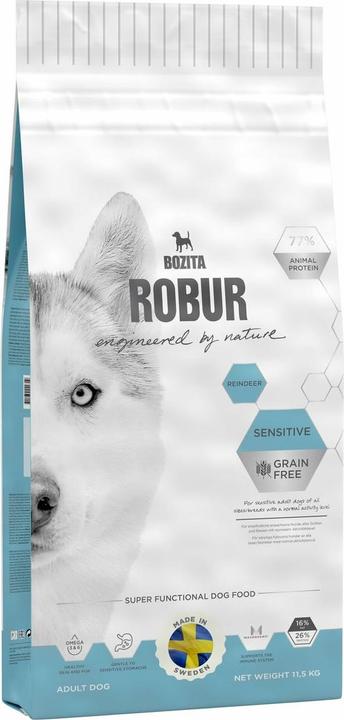 Image du produit Bozita Dog Robur Sensitive Grain Free Reindeer (Adulte, 1 pcs, 11500 g)