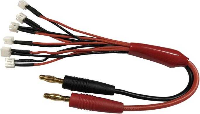 Actual product image Swaytronic Charging cable JST-PH 6-fold
