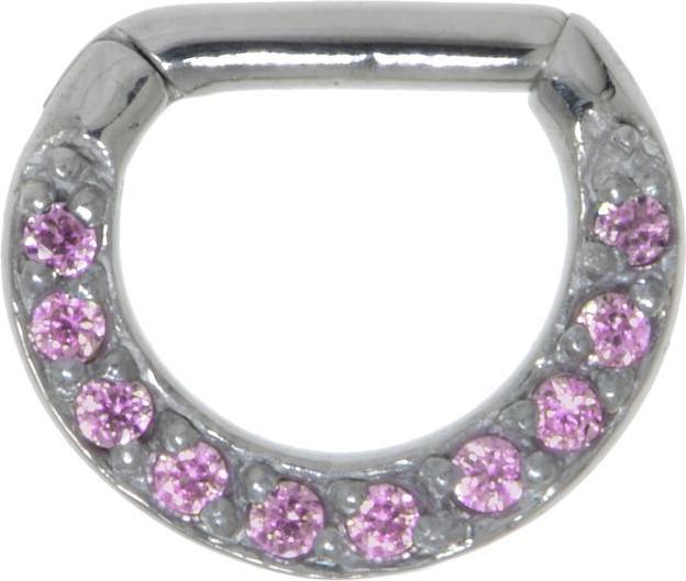 Image du produit Bijouteria Piercing septum (Acier chirurgical 316L, Zircone)