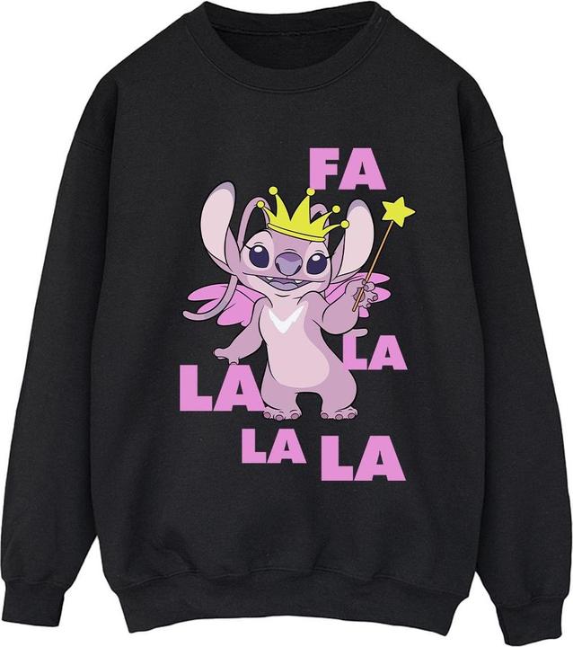 Actual product image Disney Womens/Ladies Lilo & Stitch Angel Fa La La Sweatshirt (5XL)