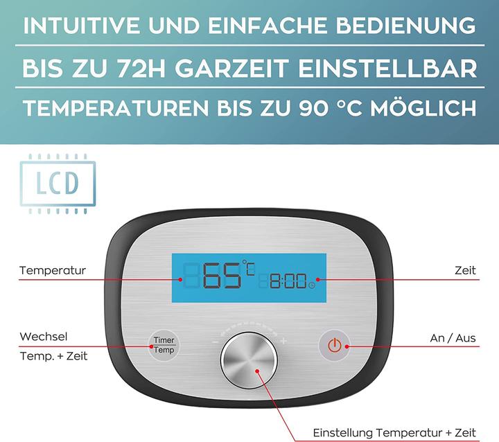 Actual product image Heinrich´s Sous-Vide cooker