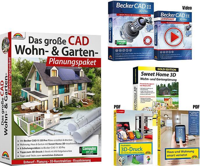 Produktbild Das grosse CAD-Wohn- und Garten-Planungspaket inkl. E-Books