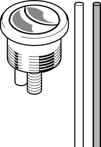 Geberit Trykknap M/dobb.Skyl V&b -