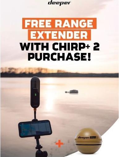 Produktbild Deeper Smart Chirp+ 2.0 Bundle mit gratis Range Extender!