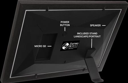 Produktbild Benel Frameo Digitaler Fotorahmen HF-101WB Braun 10.1 Inch (10.10", 1280 x 800 Pixel)