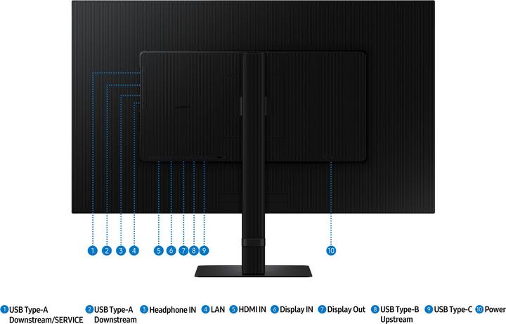 Produktbild Samsung ViewFinity S6 - S60UD (2560 x 1440 Pixel, 32")