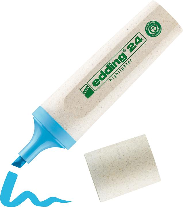 Actual product image Edding Highlighter EcoLine 24 (Light blue, 5 mm, 1 x)