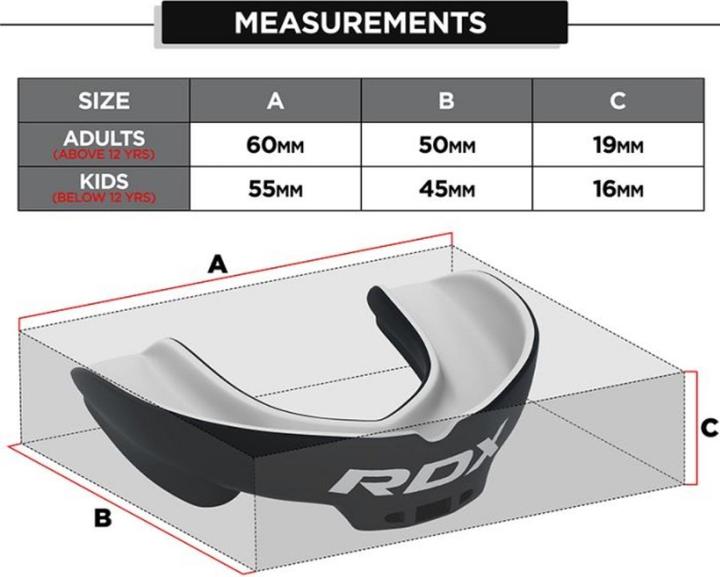 Produktbild Rdx Mundschutz Junior unter 12 Jahren (One Size)