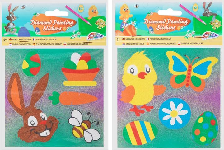 Image du produit Grafix Autocollants de peinture en diamant Pâques (1 x, 20 x 15 x 0.5 cm)