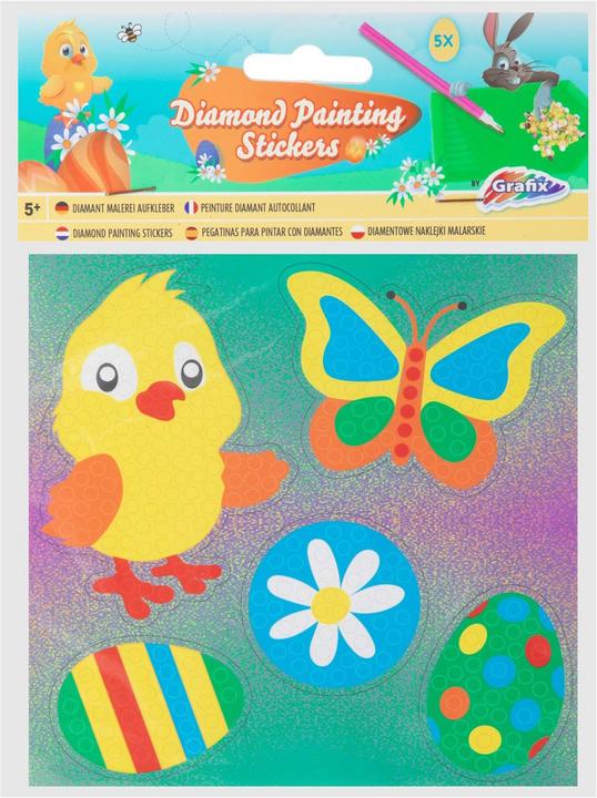 Image du produit Grafix Autocollants de peinture en diamant Pâques (1 x, 20 x 15 x 0.5 cm)
