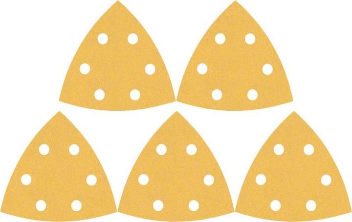 Actual product image Bosch Professional Zubehör Expert C470 Sandpaper for Delta Sander, 93 mm, G 400, 5 pieces (400)