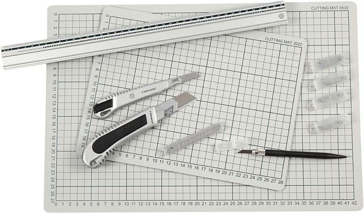 Produktbild Creativ Company Snijmat Rubber met Rasterlijnen, 30x45cm (45 x 30 cm)