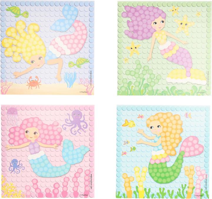 Actual product image PlayMais Mosaic Cards Decorating Dream Mermaid