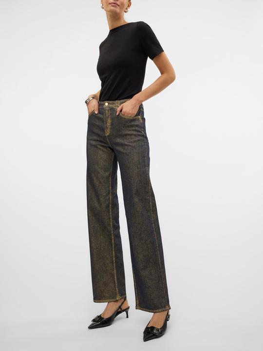 Actual product image Vero Moda VMTESSA Hohe Taille Weiter Beinschnitt Jeans Weit geschnitten (W28/L32)
