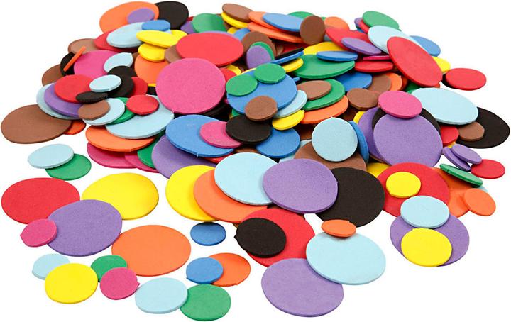 Creativ Company Foamvormen Rondjes, 300st.