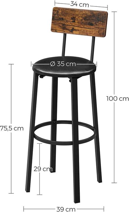 Immagine prodotto Vasagle Martini 2er-Set