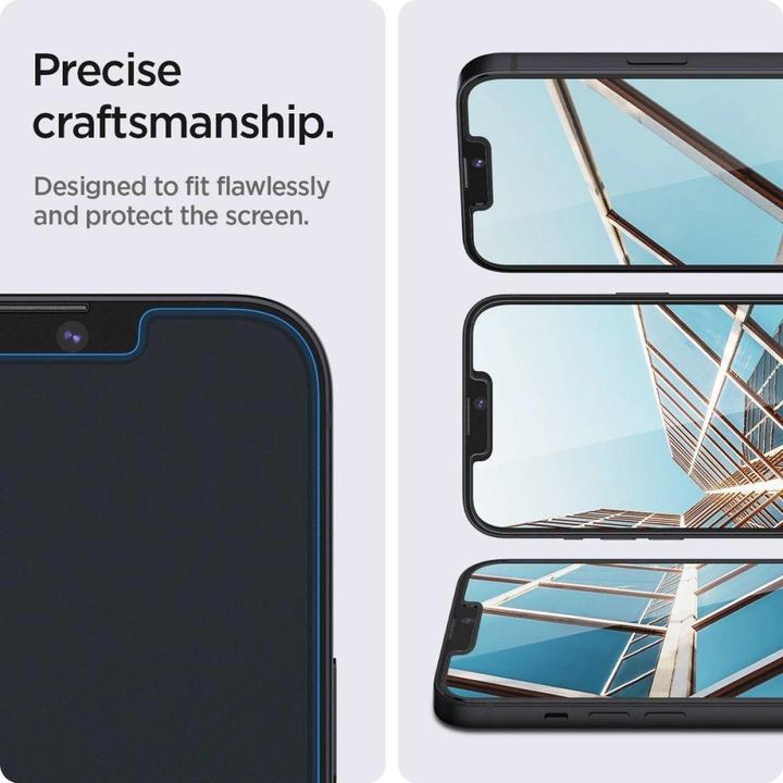 Produktbild Spigen Glas.tR EZ Fit (2 Stück, Apple iPhone 14, Apple iPhone 13, Apple iPhone 13 Pro)
