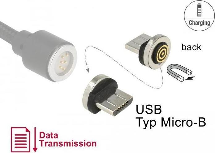 Image du produit Delock Adaptateur magnétique USB Micro-B (USB 2.0)