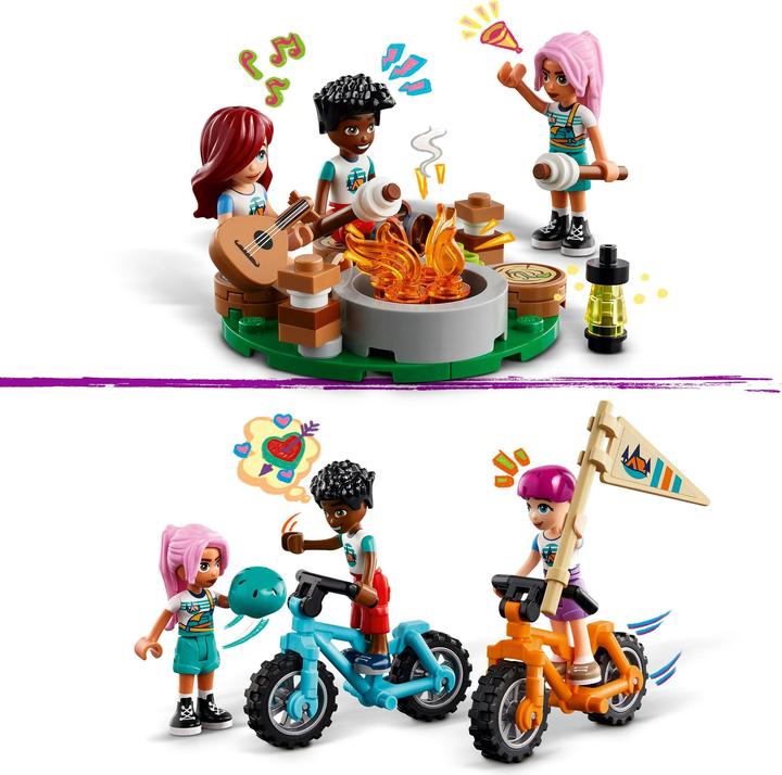 Actual product image LEGO 42624 Cosy huts in the adventure camp (42624, LEGO Friends)