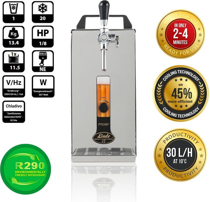 Actual product image Ich-zapfe Bierzapfanlage Pygmy 25/K